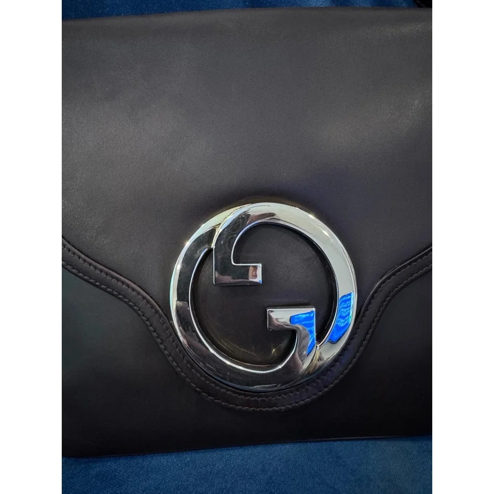 Gucci Vintage‎ Brown Leather Blondie Shoulder Bag.